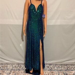 Sequin Evening Gown